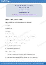 Đề thi giữa kì 2 Văn 6 Cánh diều - Đề số 1